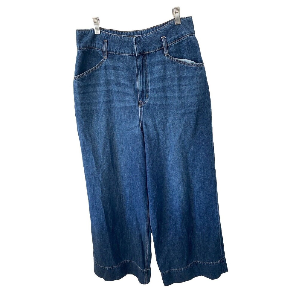 Boden High Rise Wide Leg Jeans Size 10R
